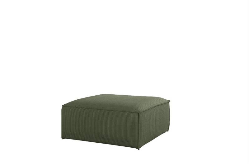Fun Möbel Polsterhocker Designerhocker CELES PREMIUM 105x105 cm in Stoff (105x105x40 cm), In 3 verschiedenen Stoffen von Fun Möbel