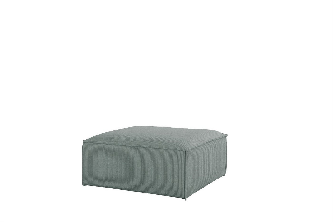 Fun Möbel Polsterhocker Designerhocker CELES PREMIUM 105x105 cm in Stoff (105x105x40 cm), In 3 verschiedenen Stoffen von Fun Möbel