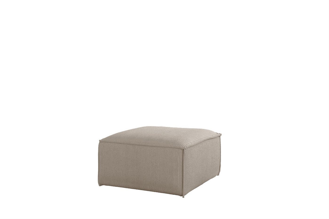 Fun Möbel Polsterhocker Designerhocker CELES PREMIUM in Stoff Scala (85x85x40 cm oder 65x65x40 cm), in 2 Größen von Fun Möbel