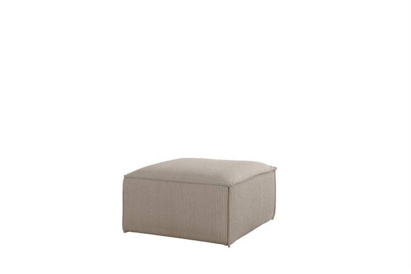 Fun Möbel Polsterhocker Designerhocker CELES PREMIUM in Stoff Scala (85x85x40 cm oder 65x65x40 cm), in 2 Größen von Fun Möbel