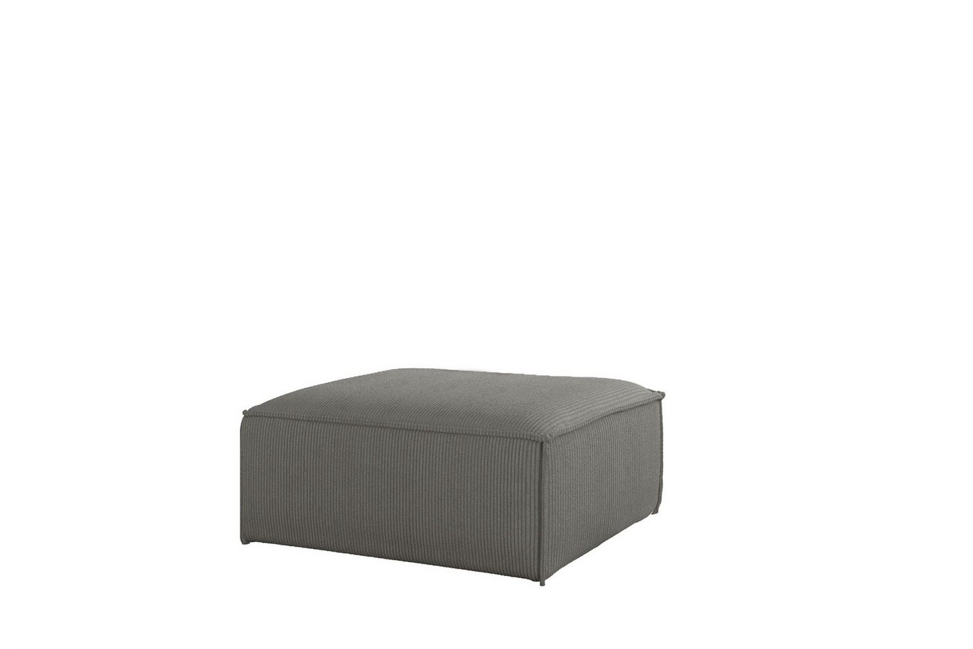 Fun Möbel Polsterhocker Designerhocker CELES PREMIUM in Stoff Scala (85x85x40 cm oder 65x65x40 cm), in 2 Größen von Fun Möbel