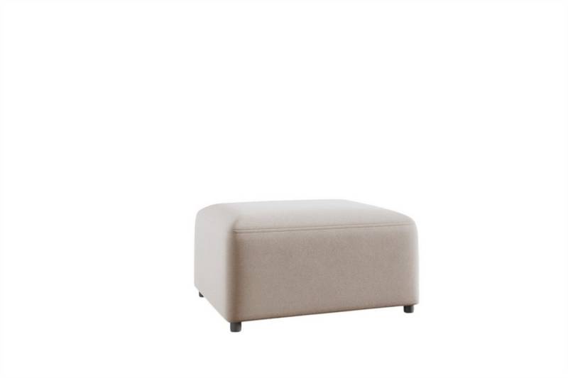 Fun Möbel Polsterhocker Designerhocker MEGAN in Stoff Salvador, Rundumbezug von Fun Möbel