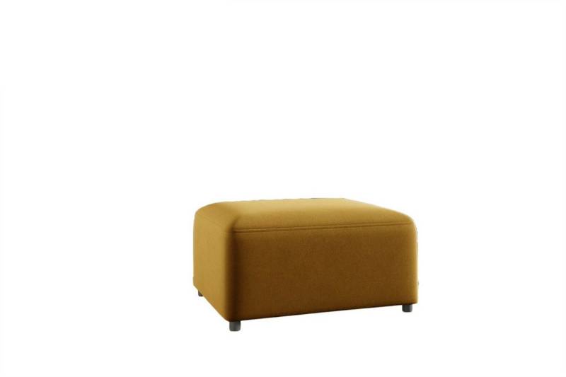 Fun Möbel Polsterhocker Designerhocker MEGAN in Stoff Salvador, Rundumbezug von Fun Möbel