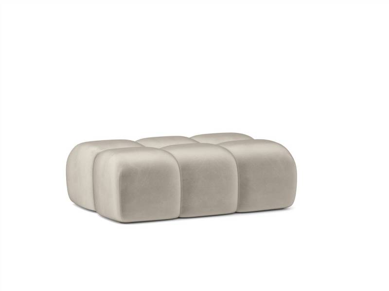 Fun Möbel Polsterhocker Hocker Designerhocker FUN NUBE 128x85 cm in Stoff Salvador (auch mit der Breite ca. 85 cm erhältlich), Gesamthöhe: ca. 44 cm von Fun Möbel