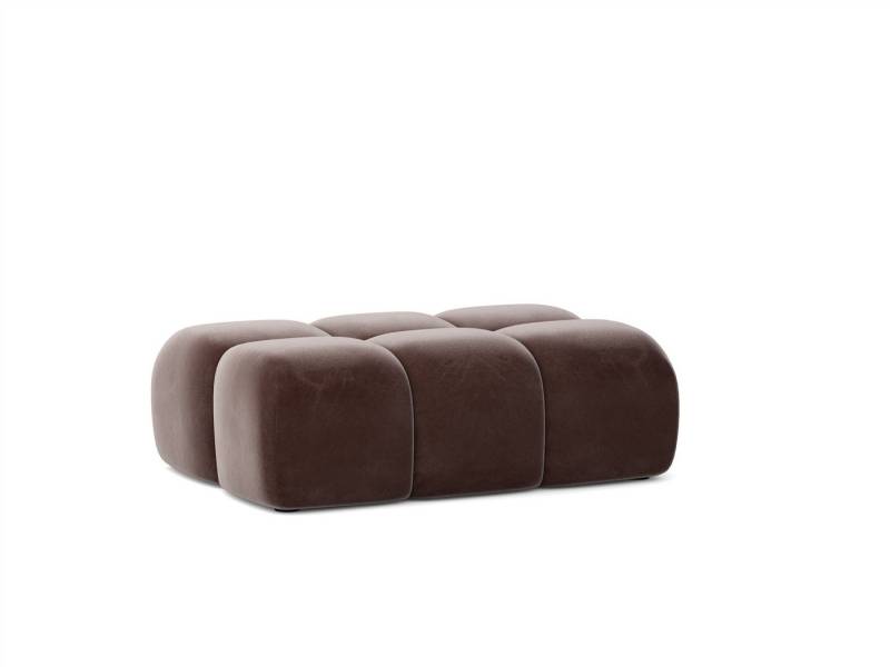 Fun Möbel Polsterhocker Hocker Designerhocker FUN NUBE 128x85 cm in Stoff Salvador (auch mit der Breite ca. 85 cm erhältlich), Gesamthöhe: ca. 44 cm von Fun Möbel