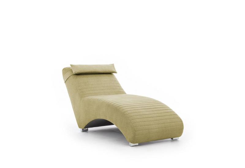 Fun Möbel Relaxsessel Relaxliege Liege Sessel ABRAMO in Stoff Lisbon (Plüsch oder Webstoff, Liege Rücken echt bezogen), inkl. Nackenkissen von Fun Möbel