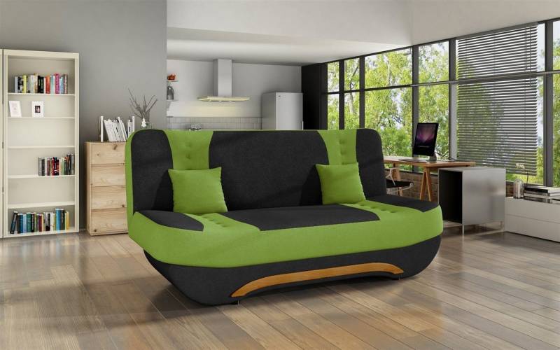 Fun Möbel Schlafsofa Schlafsofa GIANA Stoff, 1 Teile, Mit Schlaffunktion von Fun Möbel