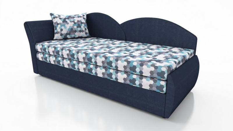 Fun Möbel Schlafsofa Sofa ALINA Links oder Rechts inklusive Bettkasten Stoff Alova, mit Schlaffunktion von Fun Möbel