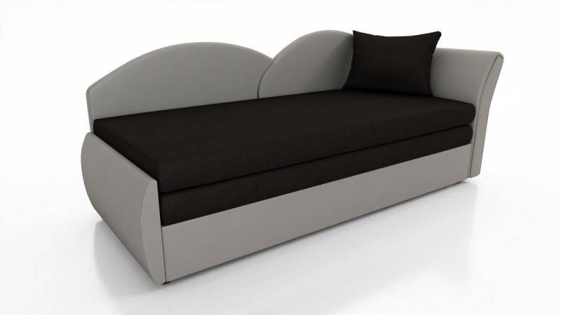 Fun Möbel Schlafsofa Sofa ALINA Links oder Rechts inklusive Bettkasten Stoff Alova, mit Schlaffunktion von Fun Möbel