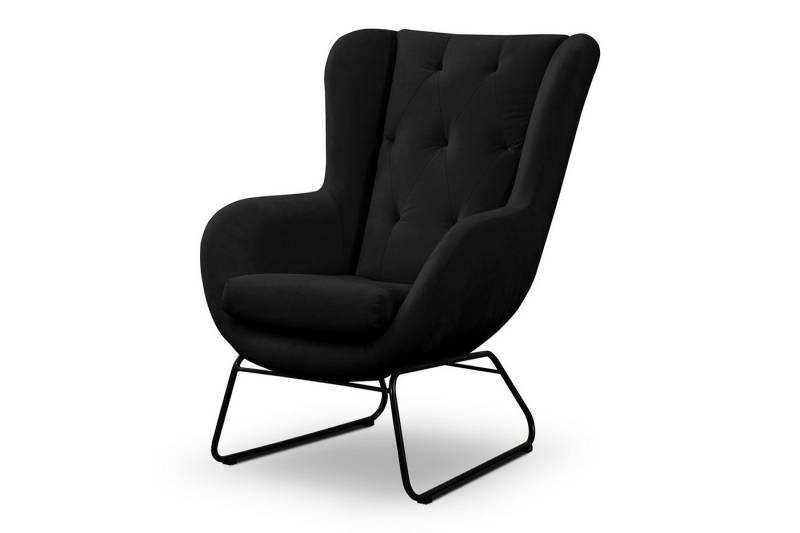 Fun Möbel Sessel Designersessel ARTEMIS in Stoff Kronos (1-St., in 10 Farben), Pflegeleichter Bezug von Fun Möbel