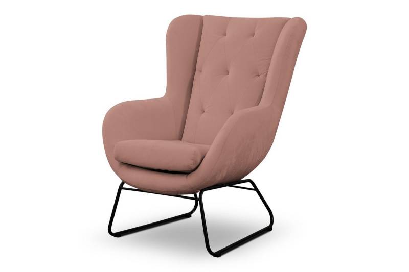 Fun Möbel Sessel Designersessel ARTEMIS in Stoff Kronos (1-St., in 10 Farben), Pflegeleichter Bezug von Fun Möbel