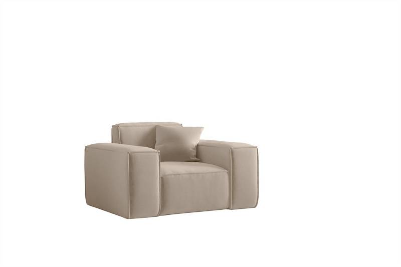 Fun Möbel Sessel Designersessel CELES PREMIUM in Stoff (inkl. 1 x Zierkissen) von Fun Möbel