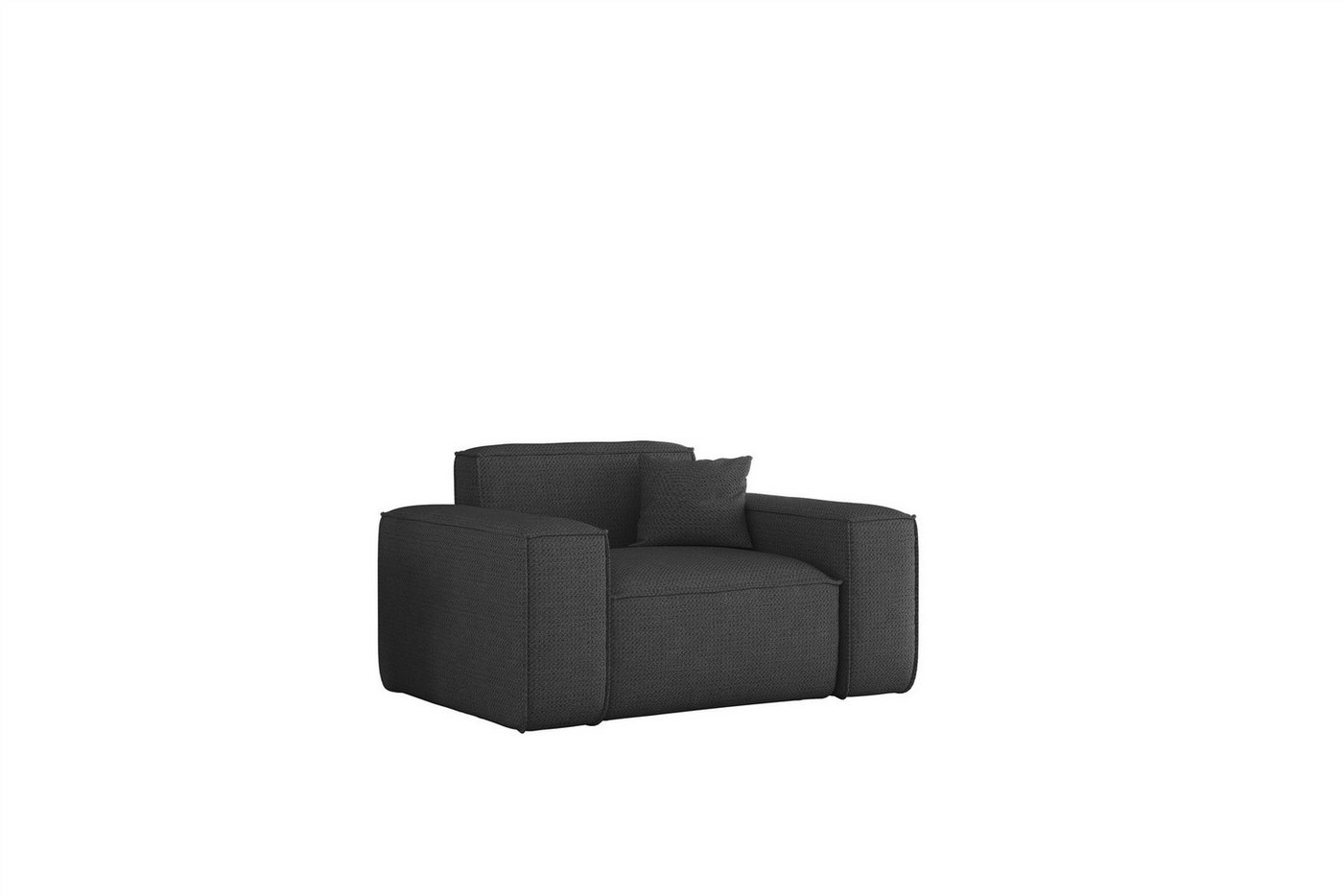 Fun Möbel Sessel Designersessel CELES PREMIUM in Stoff Artico (inkl. 1 Zierkissen), Rundumbezug von Fun Möbel