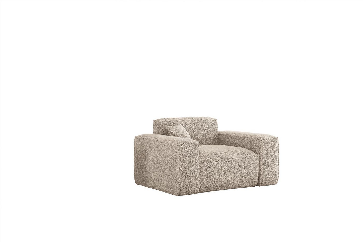 Fun Möbel Sessel Designersessel CELES PREMIUM in Stoff Sven (Rundumbezug, Auch im 3-2-1 Set erhältlich), inkl. 1 Zierkissen von Fun Möbel