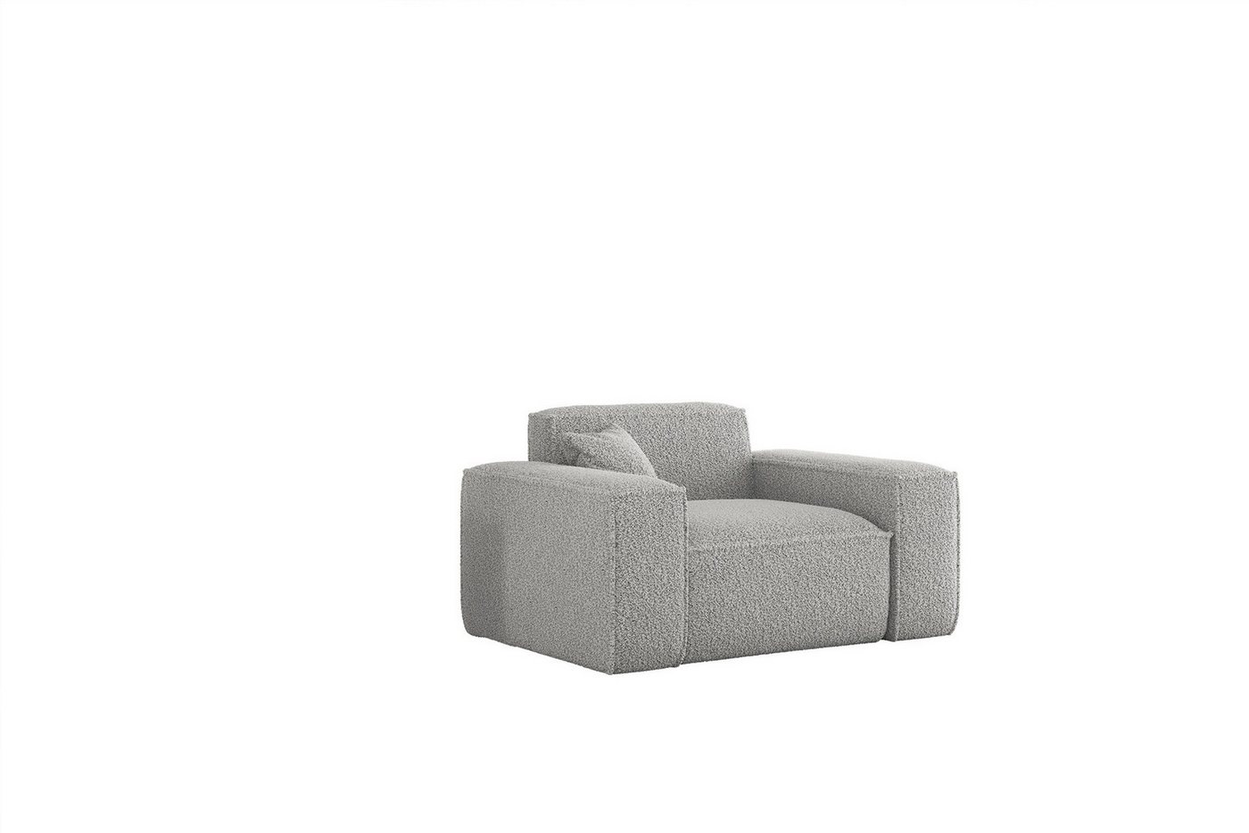 Fun Möbel Sessel Designersessel CELES PREMIUM in Stoff Sven (Rundumbezug, Auch im 3-2-1 Set erhältlich), inkl. 1 Zierkissen von Fun Möbel