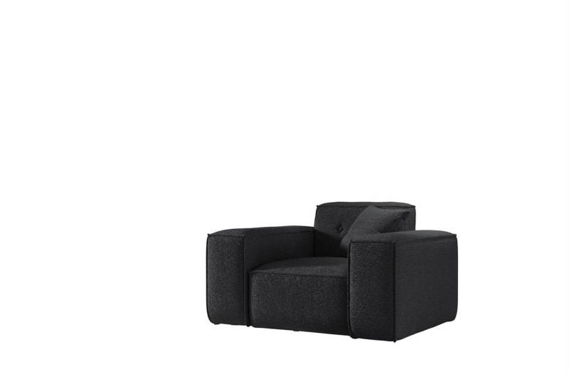 Fun Möbel Sessel Designersessel CESINA in Stoff (inkl. 1 Zierkissen, Auch als 3-2-1 Set erhältlich), Rundumbezug von Fun Möbel