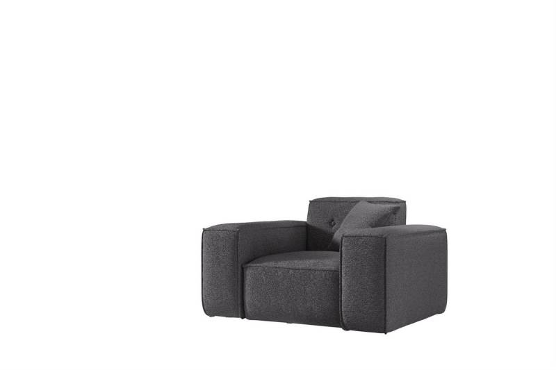 Fun Möbel Sessel Designersessel CESINA in Stoff (inkl. 1 Zierkissen, Auch als 3-2-1 Set erhältlich), Rundumbezug von Fun Möbel