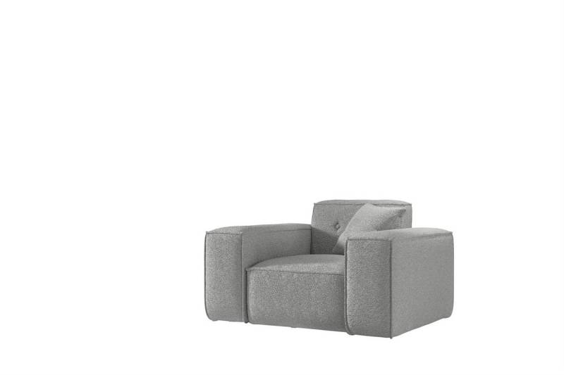 Fun Möbel Sessel Designersessel CESINA in Stoff (inkl. 1 Zierkissen, Auch als 3-2-1 Set erhältlich), Rundumbezug von Fun Möbel