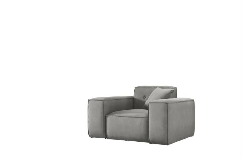 Fun Möbel Sessel Designersessel CESINA in Stoff (inkl. 1 Zierkissen, Auch als 3-2-1 Set erhältlich), Rundumbezug von Fun Möbel
