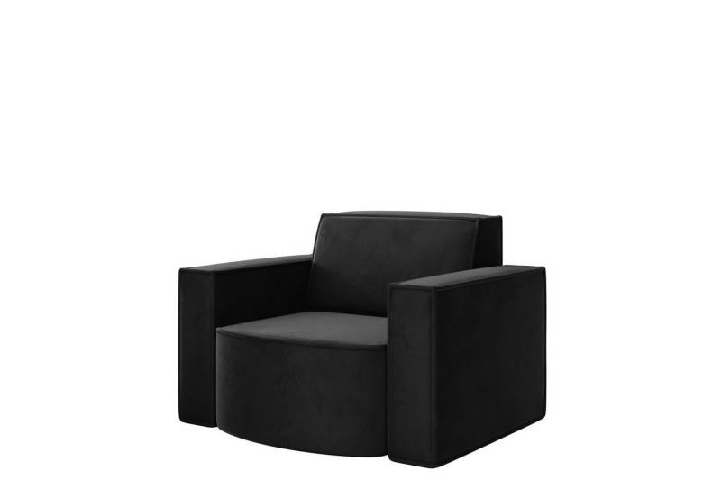 Fun Möbel Sessel Designersessel PALMA in Stoff Ascot oder Opera Velvet, Rundumbezug von Fun Möbel
