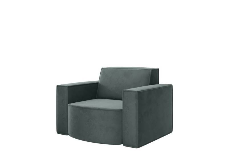 Fun Möbel Sessel Designersessel PALMA in Stoff Ascot oder Opera Velvet, Rundumbezug von Fun Möbel