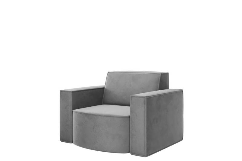 Fun Möbel Sessel Designersessel PALMA in Stoff Ascot oder Opera Velvet, Rundumbezug von Fun Möbel