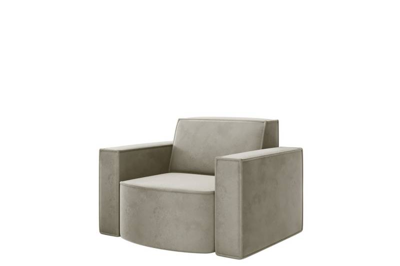 Fun Möbel Sessel Designersessel PALMA in Stoff Ascot oder Opera Velvet, Rundumbezug von Fun Möbel