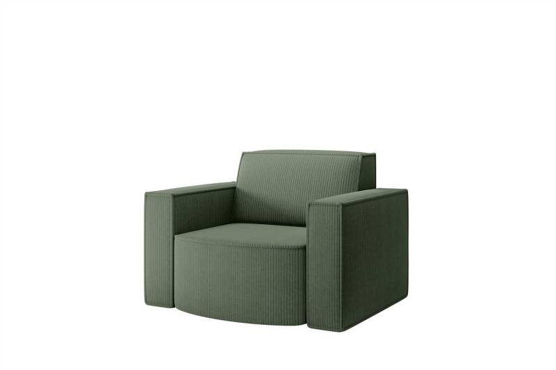 Fun Möbel Sessel Designersessel PALMA in Stoff Noel und Scala (erhältlich auch als Sofa Set 2-teilig (Ecksofa PALMA XS + Sessel), Rundumbezug von Fun Möbel