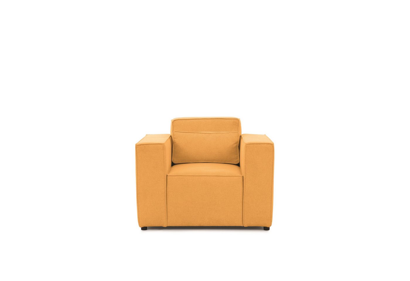 Fun Möbel Sessel Designersessel WALDO in Stoff (Rundumbezug, 1-St., Auch im Set erhältlich), in 2 Stoffen und 12 Farben von Fun Möbel