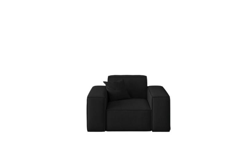 Fun Möbel Sessel Sessel Designersessel CELES in Stoff inkl. 1 Zierkissen (Designersessel Celes incl. 1 Zierkissen) von Fun Möbel