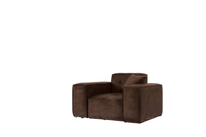 Fun Möbel Sessel Sessel Designersessel CESINA im Vintage Look (Auch als 3-2-1 Set erhältlich), Rundumbezug von Fun Möbel