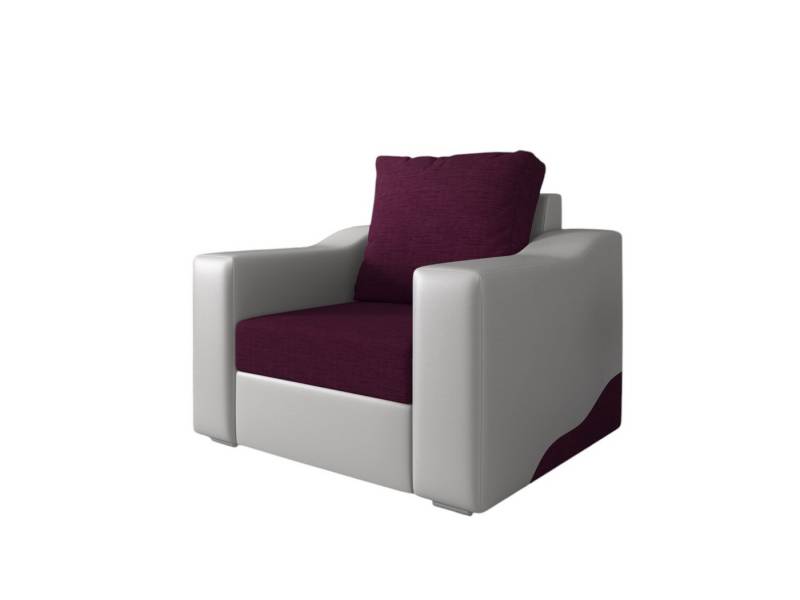 Fun Möbel Sessel Sessel Designersessel COLLIN in Kunstleder/Stoff, Kunstleder-Stoff-Kombinationen von Fun Möbel