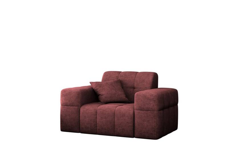 Fun Möbel Sessel Sessel Designersessel NANCY in Stoff Harmony, Rundumbezug von Fun Möbel