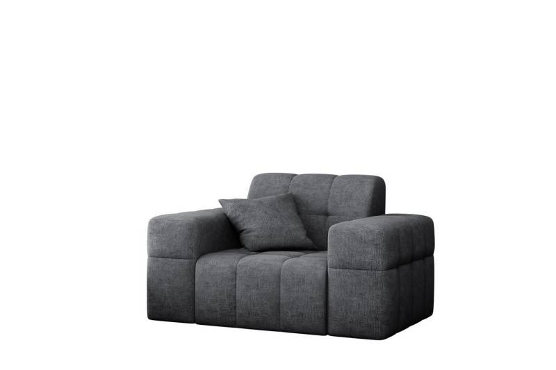 Fun Möbel Sessel Sessel Designersessel NANCY in Stoff Harmony, Rundumbezug von Fun Möbel