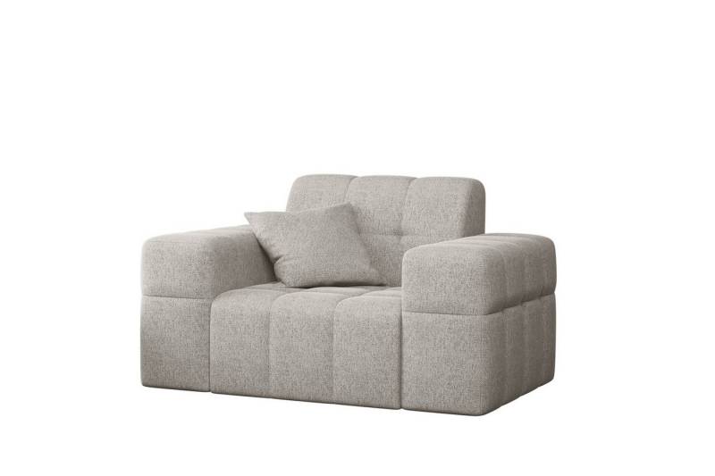 Fun Möbel Sessel Sessel Designersessel NANCY in Stoff Neve, Rundumbezug von Fun Möbel