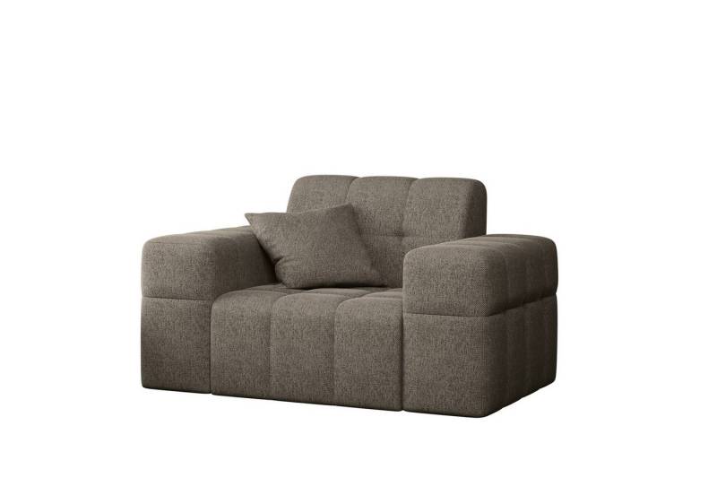 Fun Möbel Sessel Sessel Designersessel NANCY in Stoff Neve, Rundumbezug von Fun Möbel