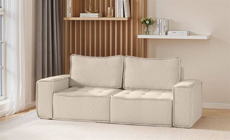 Fun Möbel Sofa Modulsofa 2-teilig SANDE 2-Sitzer in Stoff, Alle Module zu System SANDE sind auch Einzel erhältlich, Rundumbezug von Fun Möbel
