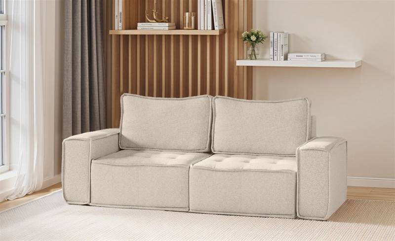 Fun Möbel Sofa Modulsofa 2-teilig SANDE 2-Sitzer in Stoff, Alle Module zu System SANDE sind auch Einzel erhältlich, Rundumbezug von Fun Möbel