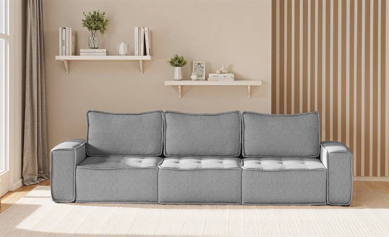 Fun Möbel Sofa Modulsofa 3-teilig SANDE 3-Sitzer in Stoff, Alle Module zu System SANDE sind auch Einzel erhältlich, Rundumbezug von Fun Möbel