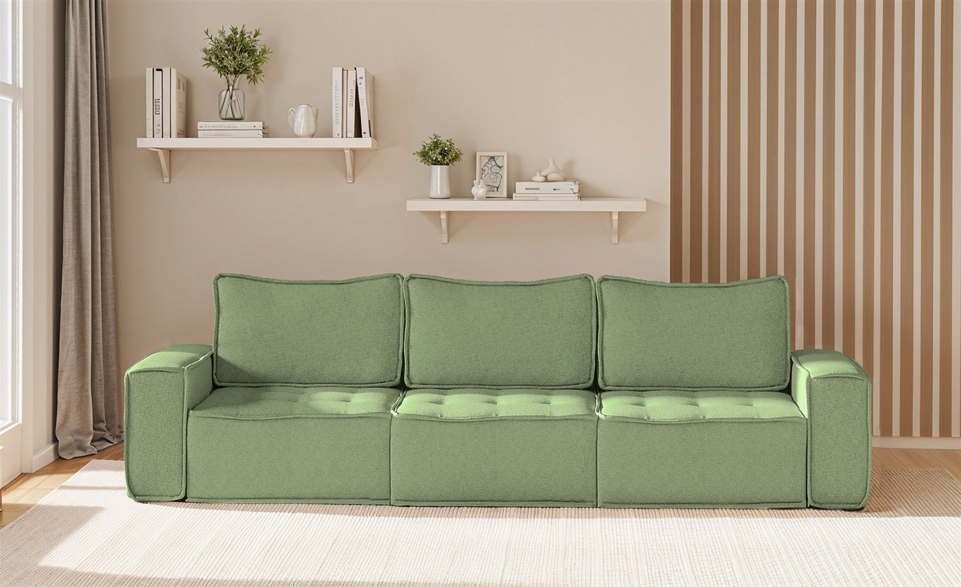 Fun Möbel Sofa Modulsofa 3-teilig SANDE 3-Sitzer in Stoff, Alle Module zu System SANDE sind auch Einzel erhältlich, Rundumbezug Fun Möbel Sofa Modulsofa 3-teilig SANDE 3-Sitzer in Stoff, Alle Module zu System SANDE sind auch Einzel erhältlich, Rundumbezug von Fun Möbel