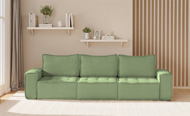 Fun Möbel Sofa Modulsofa 3-teilig SANDE 3-Sitzer in Stoff, Alle Module zu System SANDE sind auch Einzel erhältlich, Rundumbezug von Fun Möbel