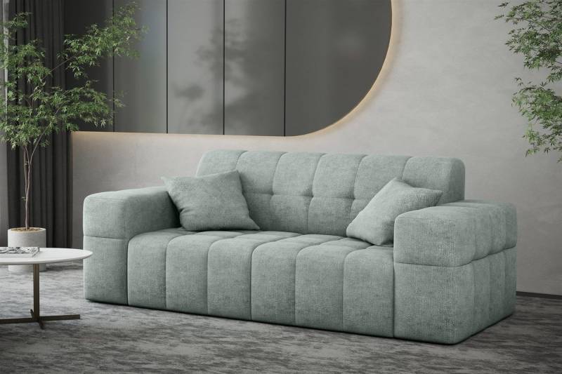 Fun Möbel Sofa Sofa Designer-Sofa NANCY 2-Sitzer in Stoff Harmony, Rundumbezug Fun Möbel Sofa Sofa Designer-Sofa NANCY 2-Sitzer in Stoff Harmony, Rundumbezug von Fun Möbel