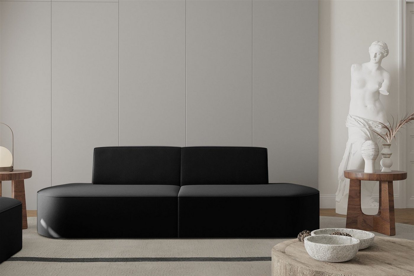 Fun Möbel Sofa Sofa Designersofa 2-Sitzer MILOT in Stoff Fun Möbel Sofa Sofa Designersofa 2-Sitzer MILOT in Stoff von Fun Möbel