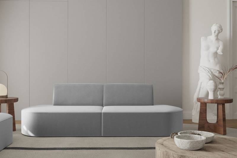 Fun Möbel Sofa Sofa Designersofa 2-Sitzer MILOT in Stoff von Fun Möbel