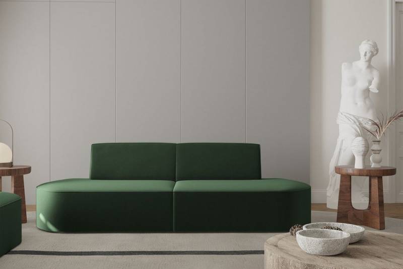 Fun Möbel Sofa Sofa Designersofa 2-Sitzer MILOT in Stoff von Fun Möbel