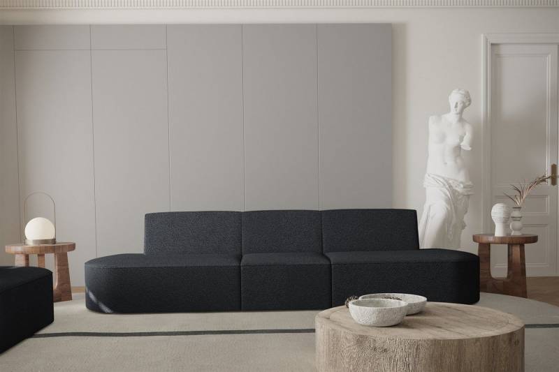 Fun Möbel Sofa Sofa Designersofa 3-Sitzer MILOT in Stoff von Fun Möbel