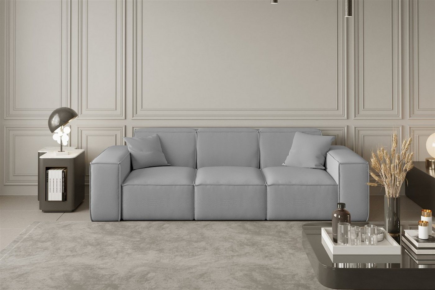 Fun Möbel Sofa Sofa Designersofa CELES 3-Sitzer in Stoff Fun Möbel Sofa Sofa Designersofa CELES 3-Sitzer in Stoff von Fun Möbel