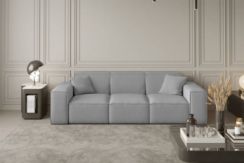 Fun Möbel Sofa Sofa Designersofa CELES 3-Sitzer in Stoff von Fun Möbel