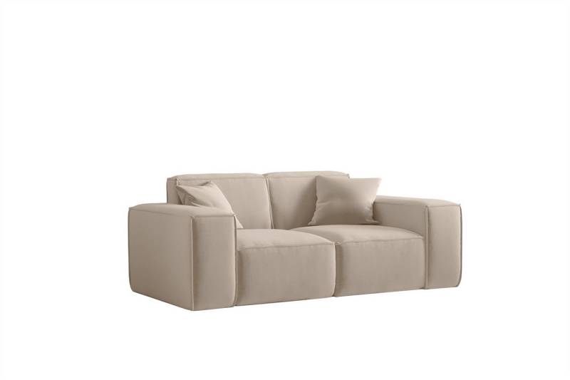 Fun Möbel Sofa Sofa Designersofa CELES PREMIUM 2-Sitzer in Stoff, inkl. 2 Zierkissen von Fun Möbel