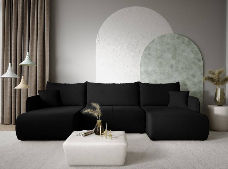Fun Möbel Wohnlandschaft Sofa mit Schlaffunktion FUN REGINA Stoff Curio, inkl. Bettkasten, inkl. 3 Rücken- und 2 Zierkissen von Fun Möbel